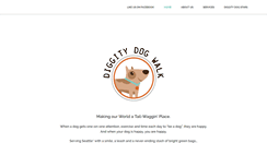 Desktop Screenshot of diggitydogwalk.com